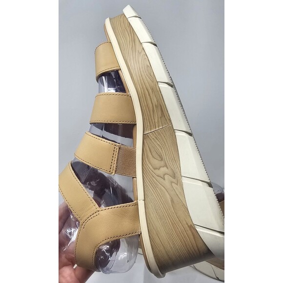 Sorel Joanie III Ankle Strap Sandals Sandals Platform Multi-Strap Tan 10 Chunky - Picture 5 of 14